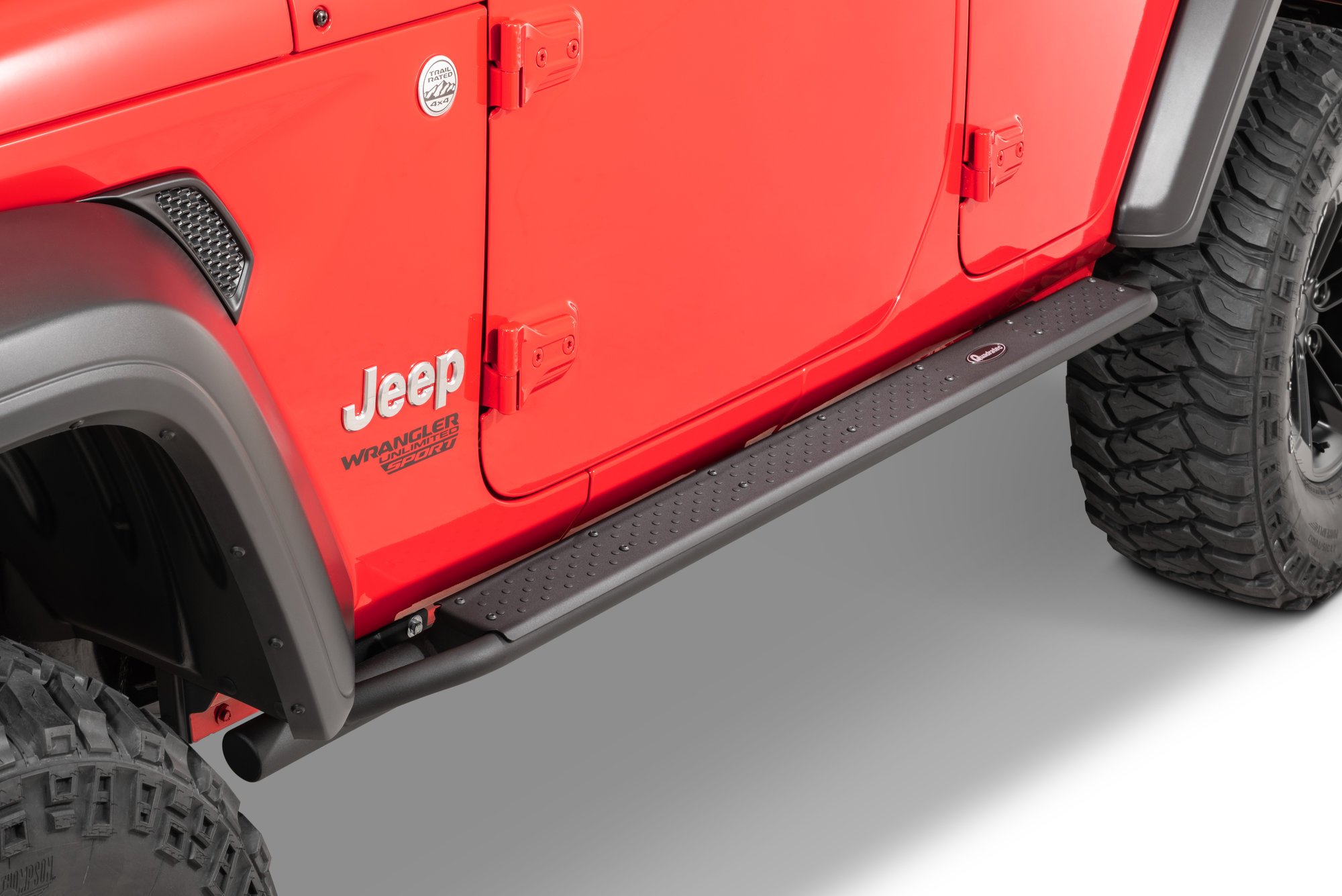Quadratec Brute Strength Side Steps for 18-22 Jeep Wrangler Unlimited JL  4-Door | Quadratec