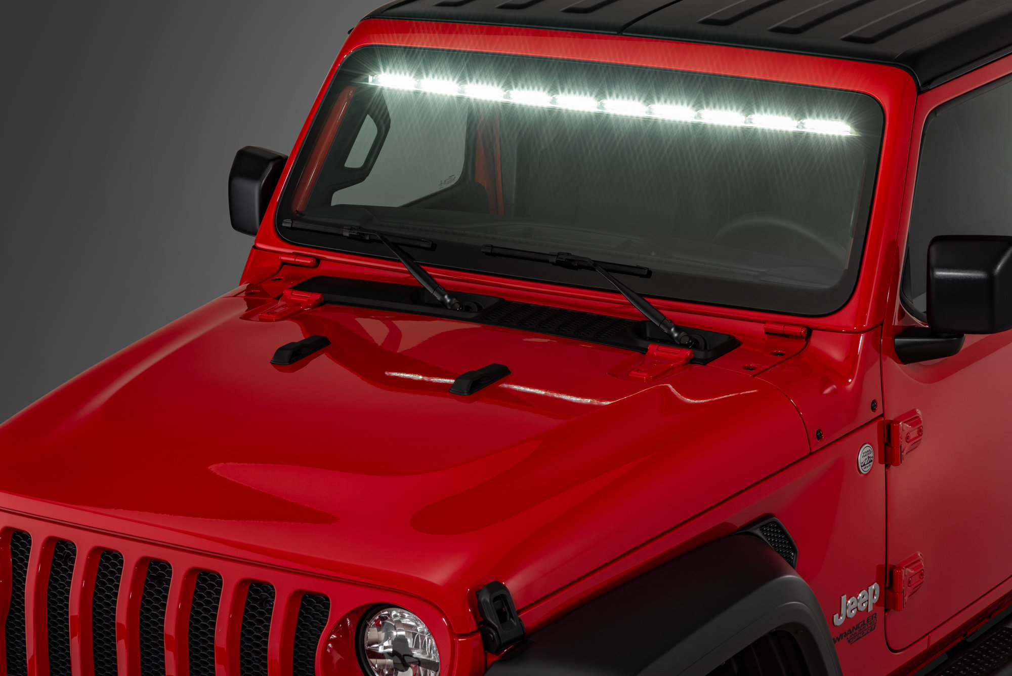 Quadratec Stealth Led Interior Mount 50 Light Bar For 18 20 Jeep Wrangler Jl Gladiator Jt