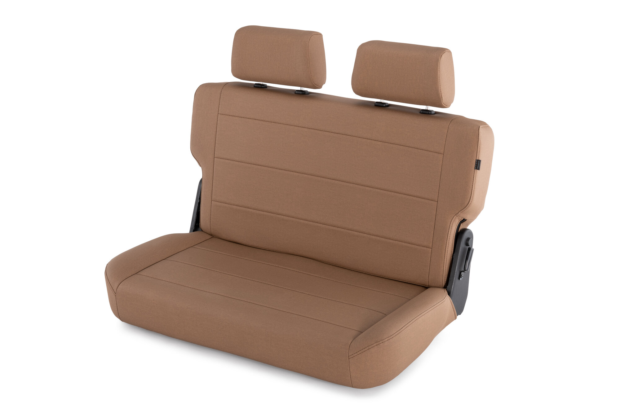 Quadratec Heritage Fold Tumble Rear Bench Seat for 55 95 Jeep CJ Wrangler YJ