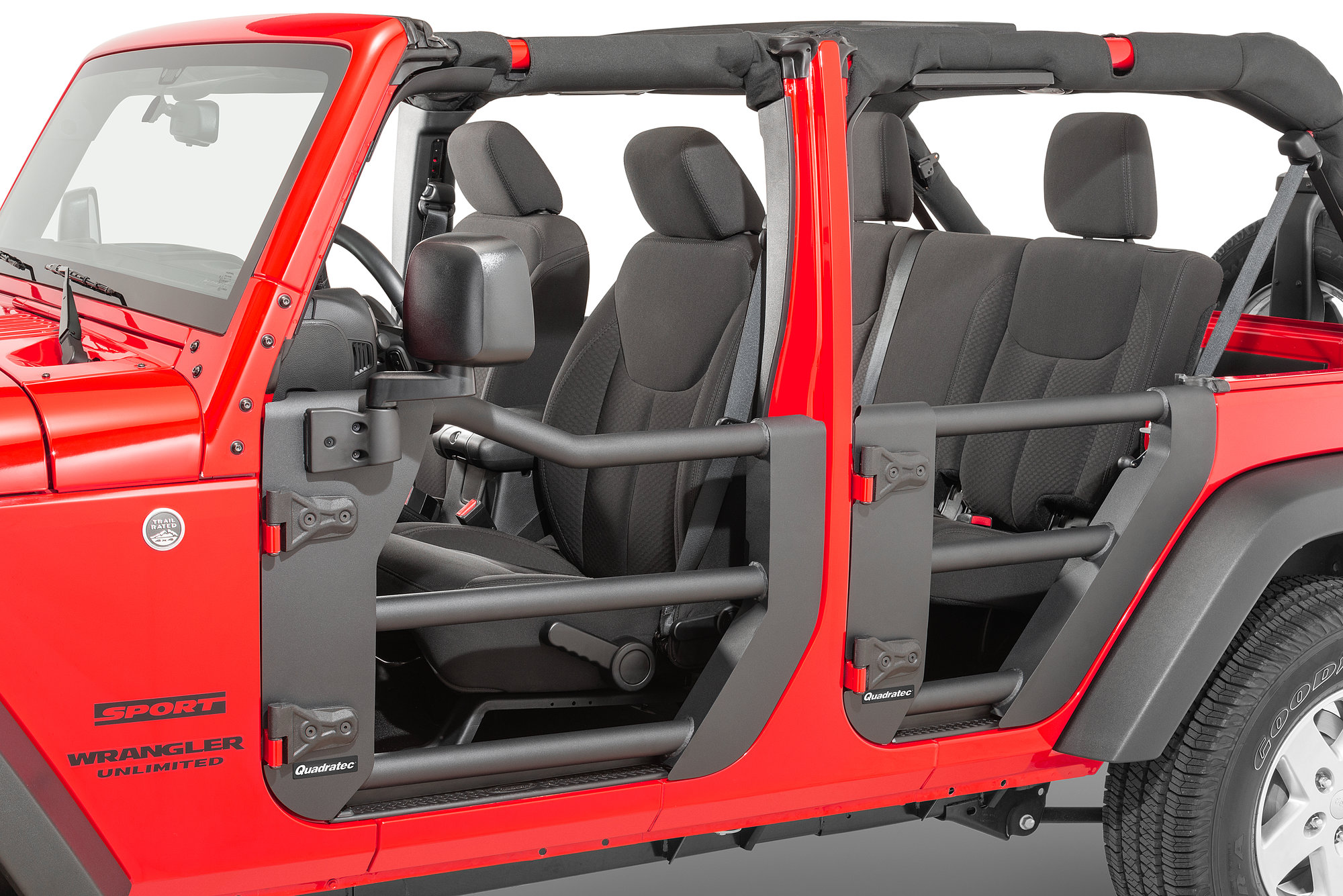 Quadratec Tube Doors for 07-18 Jeep Wrangler JK | Quadratec