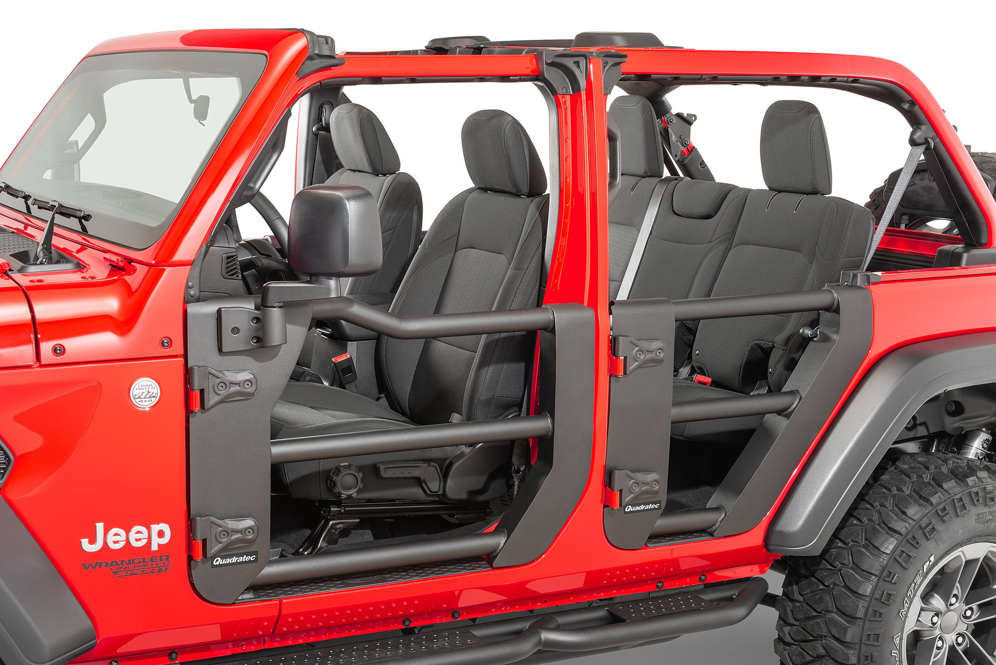 Quadratec Tube Doors For 18 21 Jeep Wrangler Jl And Gladiator Jt Front