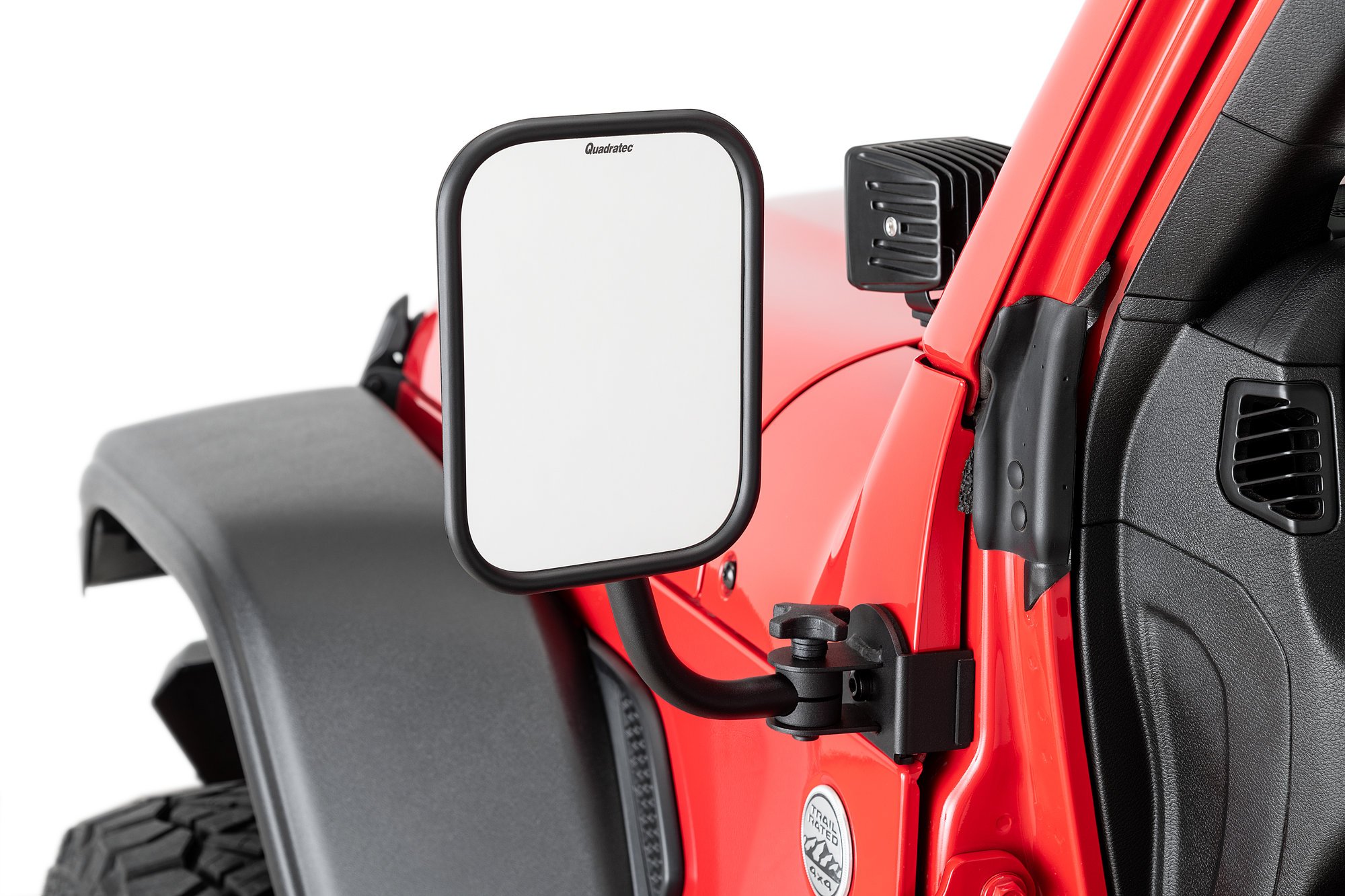 Quadratec Quick Release Mirrors with Square Head for 18-23 Jeep