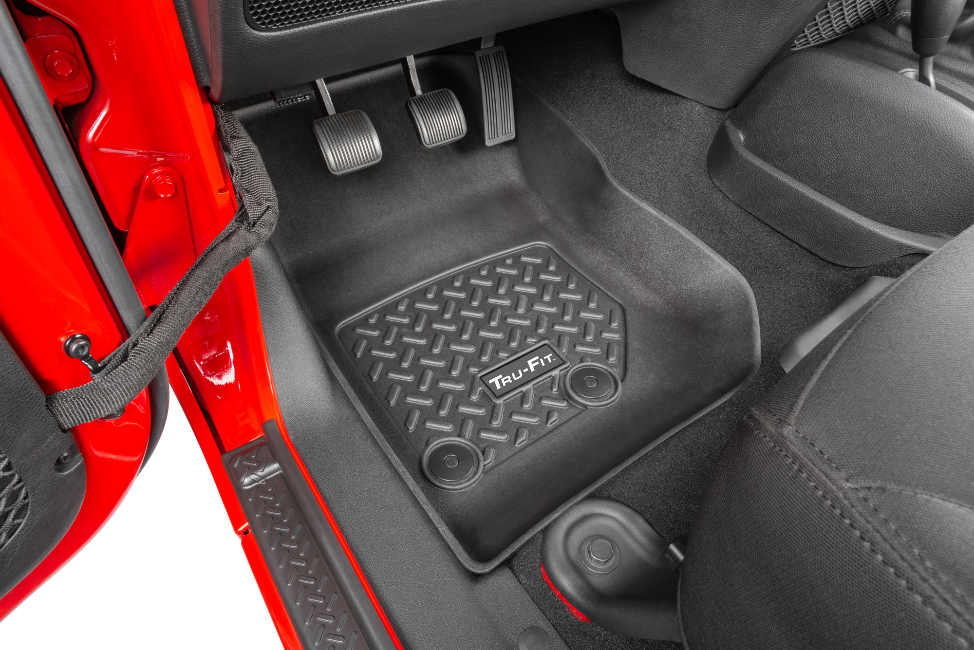 Quadratec Tru Fit Floor Liners For 14 18 Jeep Wrangler Jk Unlimited