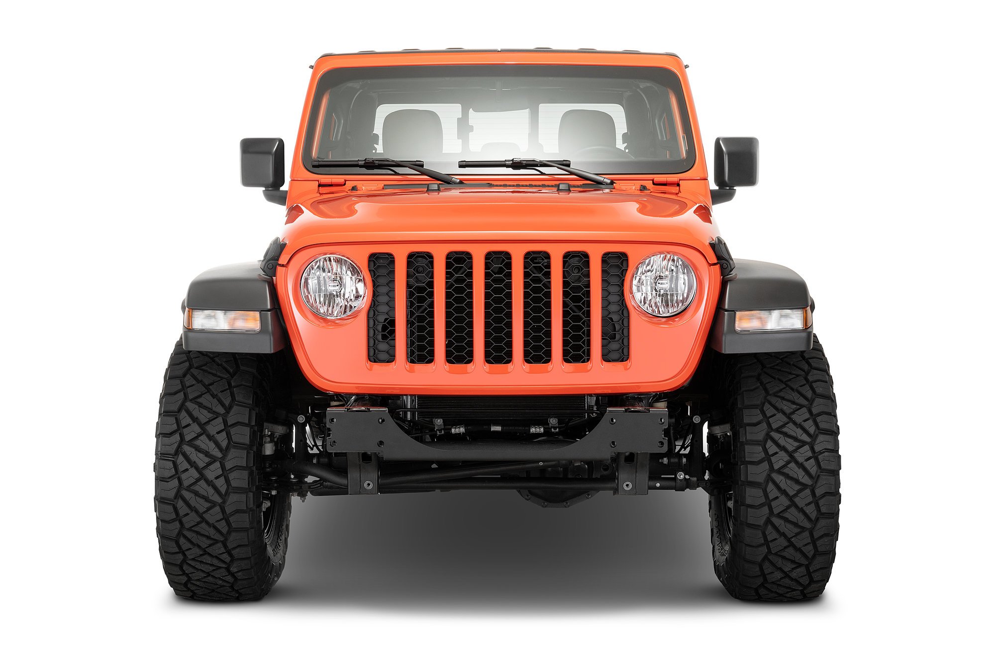 Quadratec Winch Mount Plate for 18-23 Jeep Wrangler JL & Gladiator JT with  Factory Steel Bumper | Quadratec