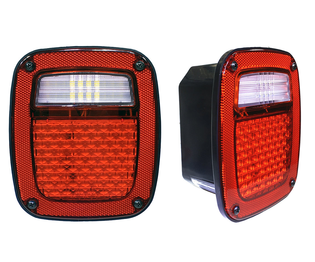 Quake LED QTE940 Replacement LED Tail Lights for 98-06 Jeep Wrangler TJ &  Unlimited | Quadratec