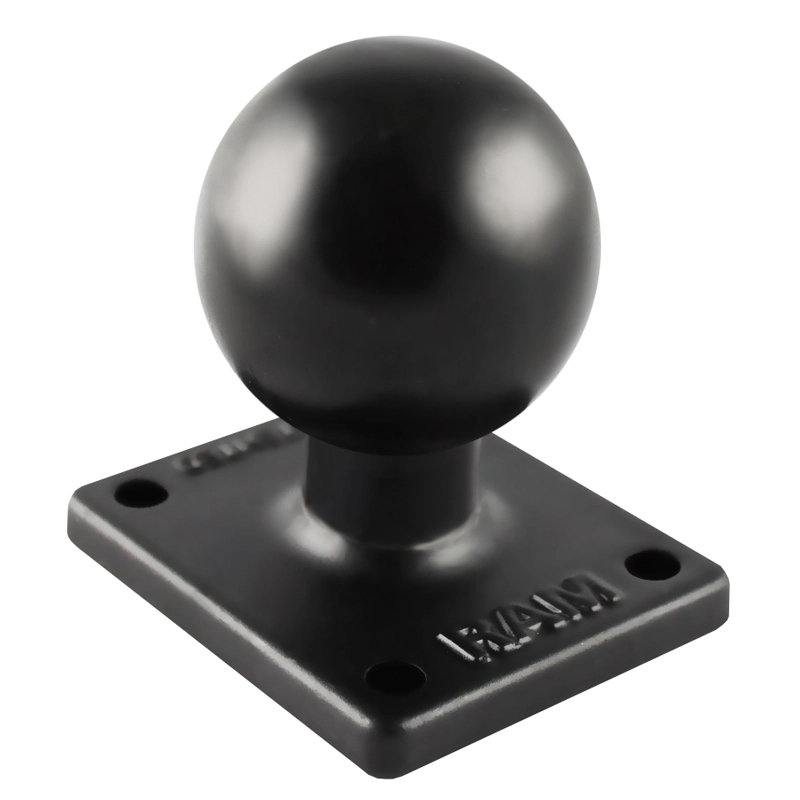 Ram Mounts RAM347U Ball Adapter with AMPS Plate Quadratec