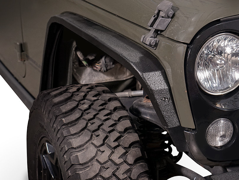 Reaper Off-Road Front Fender Flare Kit for 07-18 Jeep Wrangler JK &  Unlimited JK | Quadratec