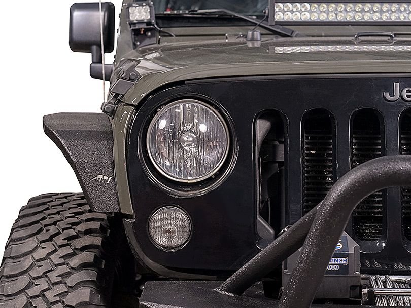 Reaper Off Road Front Fender Flare Kit For 07 18 Jeep Wrangler Jk