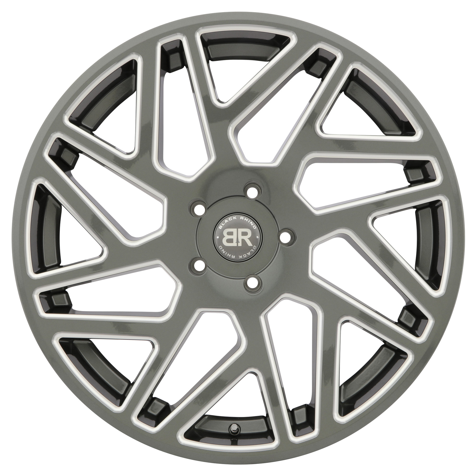 Black Rhino Cyclone Wheel in Titanium for 0719 Jeep Wrangler JK, JL