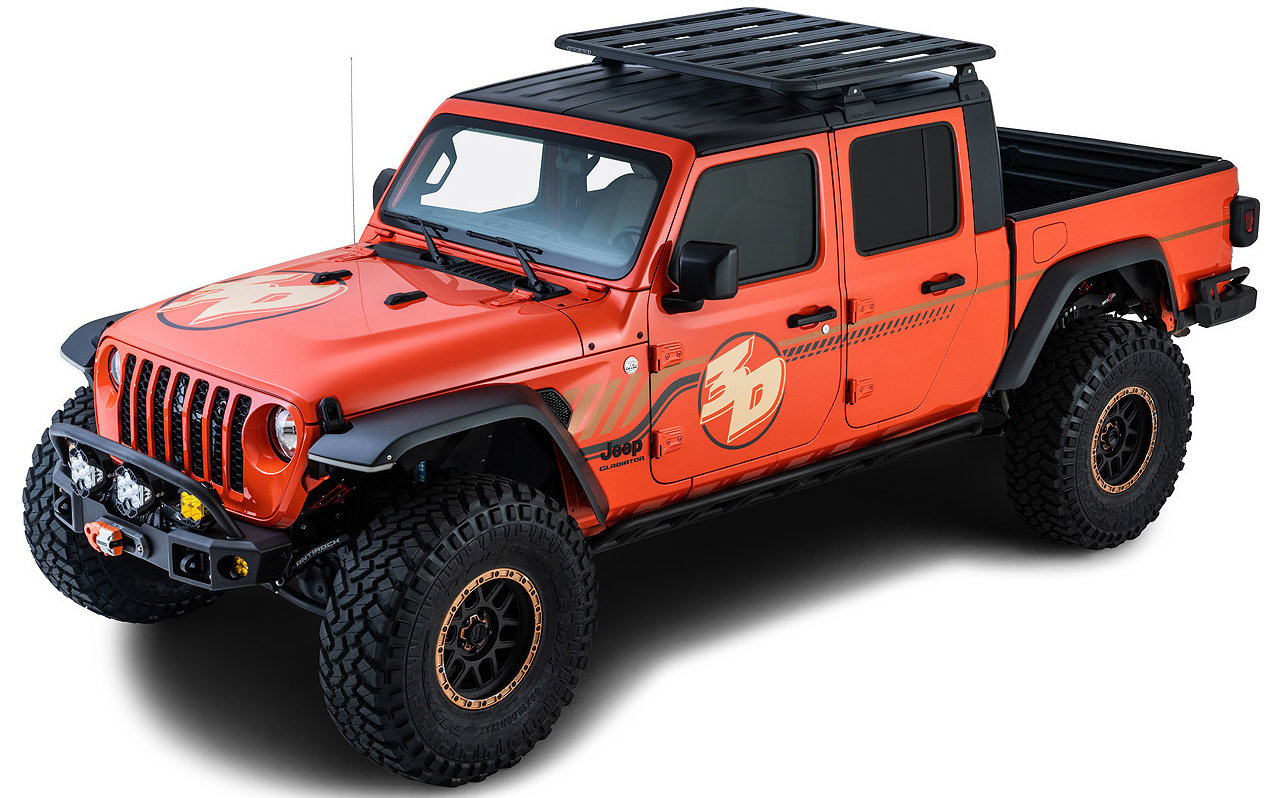 Rhino-Rack Pioneer Platform with Backbone System for 20-22 Jeep