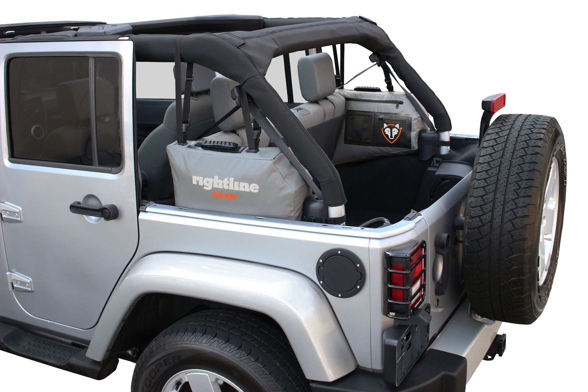 Sac de bagages Rightline Gear coffre arrière pour Jeep Wrangler 2