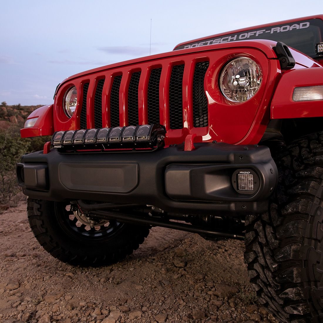 Jeep wrangler jk bumper mounted light bar mopar discount