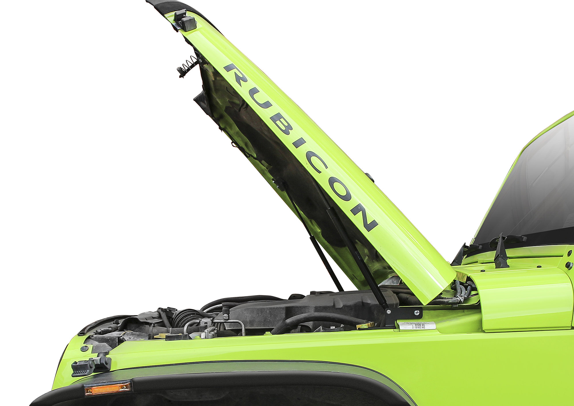 Rival 4x4 .1 Hood Lift Kit for 07-18 Jeep Wrangler JK with Factory Hood | Quadratec Rival 4x4 .1 Hood Lift Kit for 07-18 Jeep Wrangler JK with Factory Hood | Quadratec