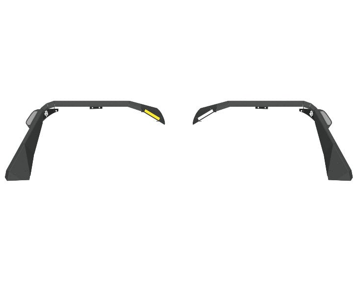 Road Armor Stealth Steel Fender Flares for 1822 Jeep Wrangler JL