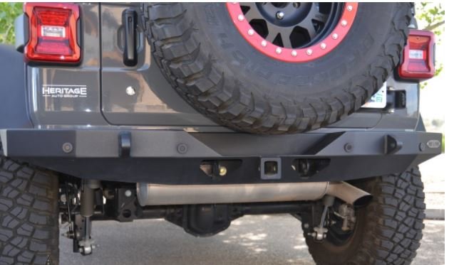 Rock Slide Engineering RB-F-101-JL Rigid Series Full Rear Bumper for 18-21 Jeep  Wrangler JL | Quadratec