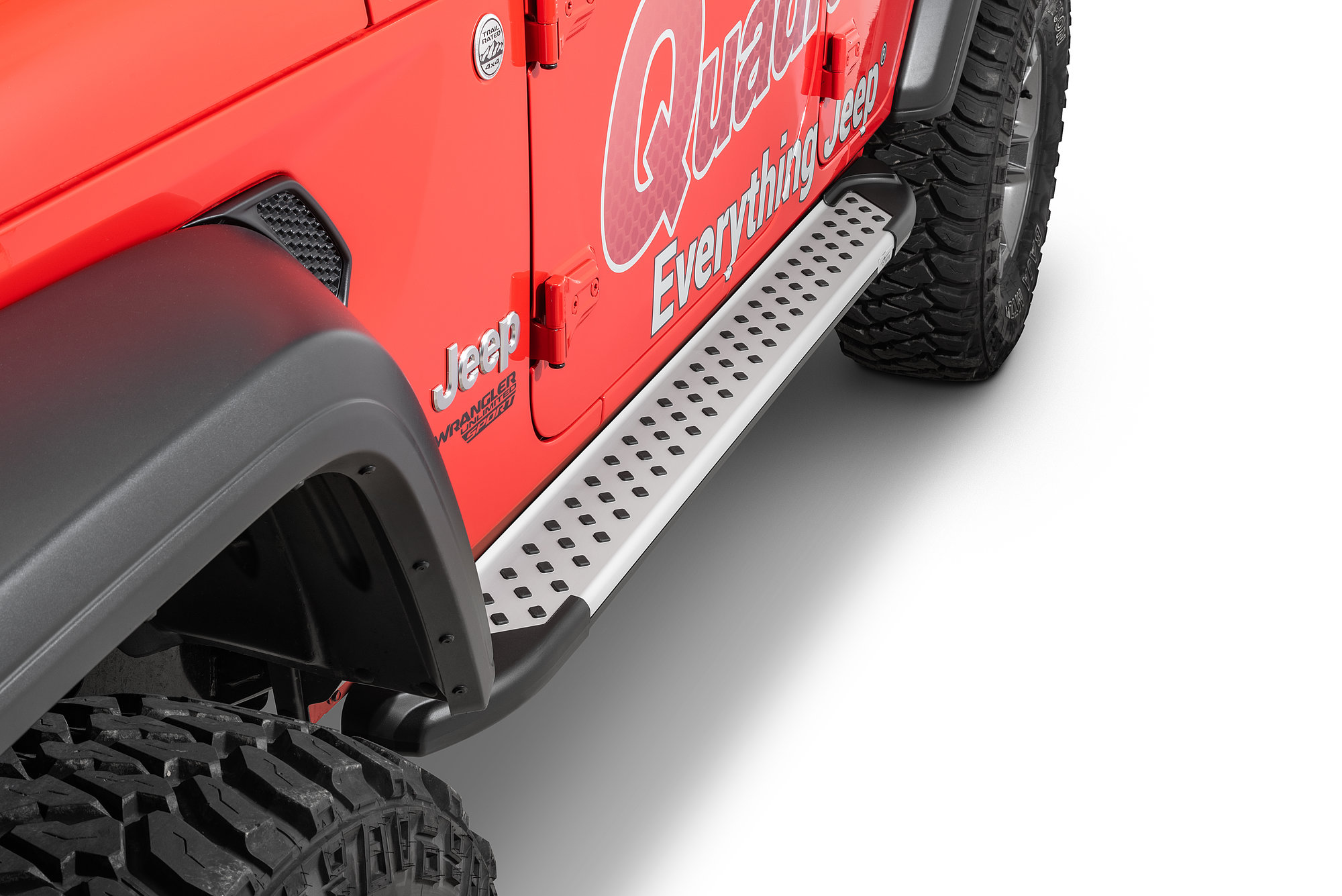 Romik RAL Running Boards for 18-21 Jeep Wrangler JL Unlimited | Quadratec