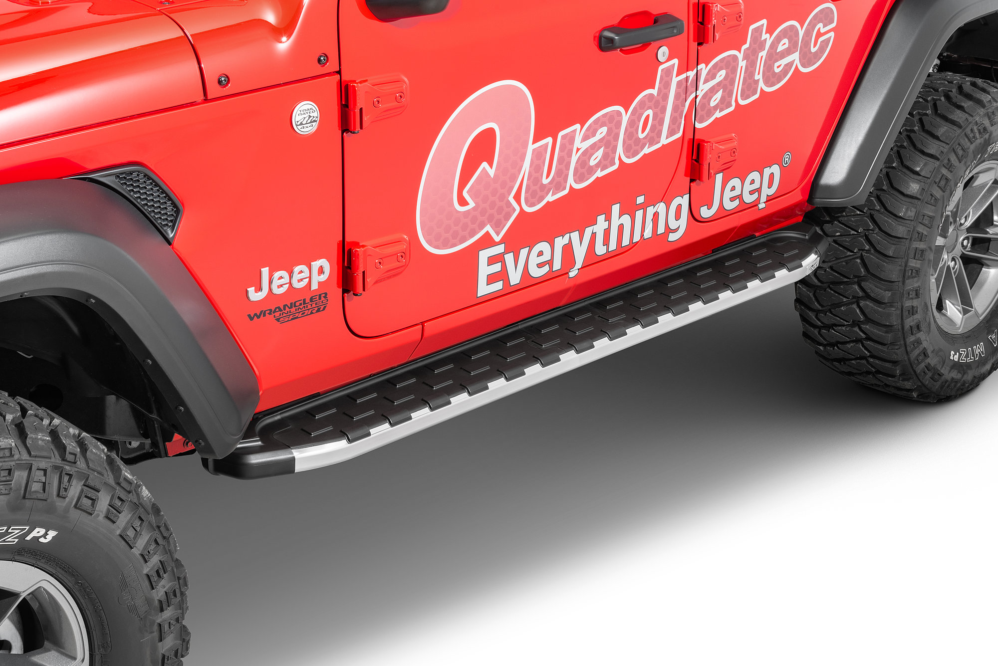 Romik REC Series Running Boards for 18-21 Jeep Wrangler JL Unlimited |  Quadratec