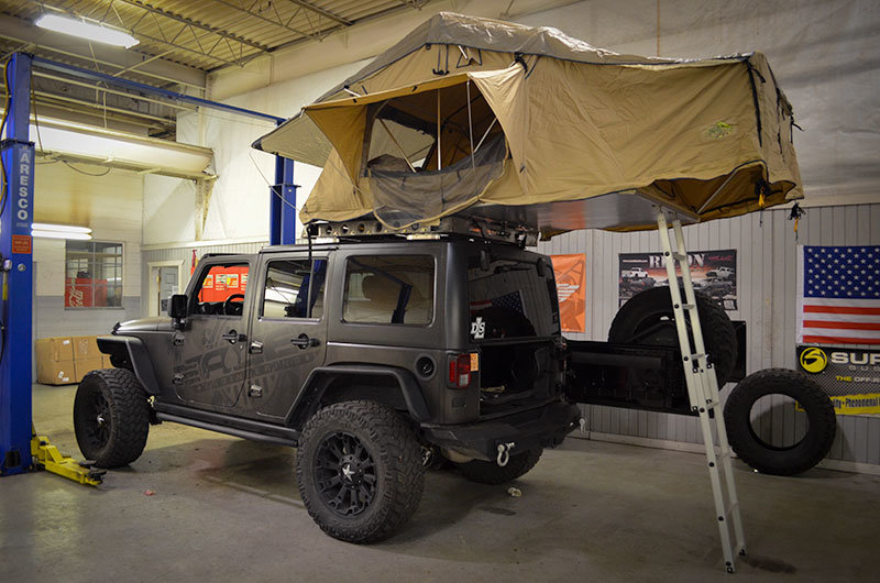 Jku roof rack for tent 2025