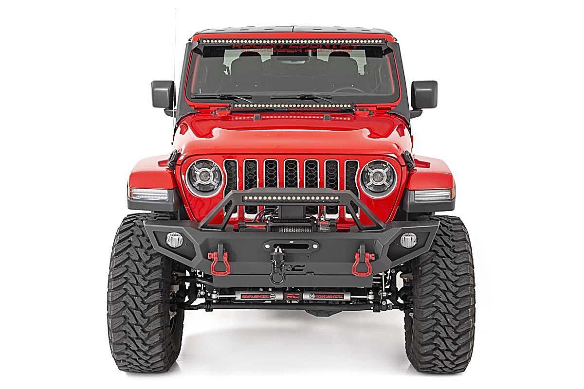 Rough Country 50 Inch LED Light Bar Upper Windshield Kit for 18-23