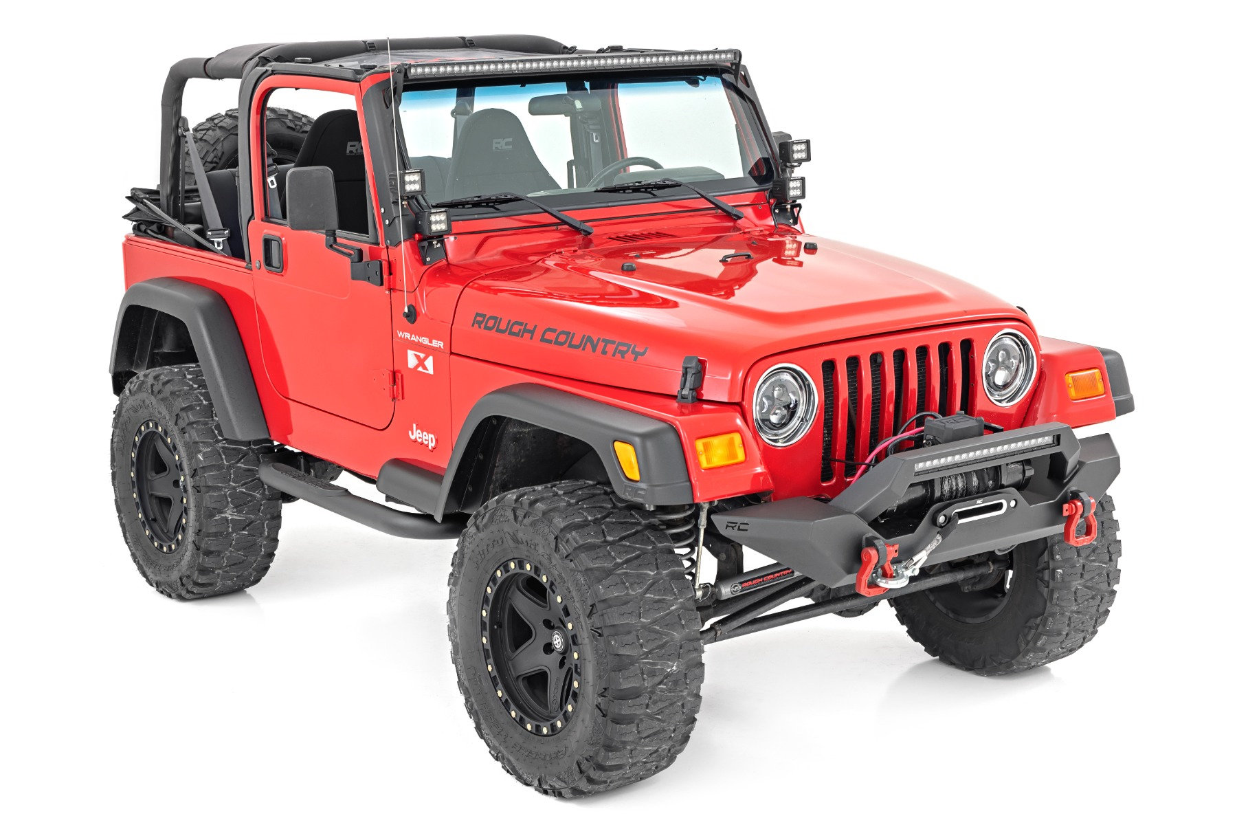 Rough Country 99033  Fender Flares for 97-06 Jeep Wrangler TJ |  Quadratec