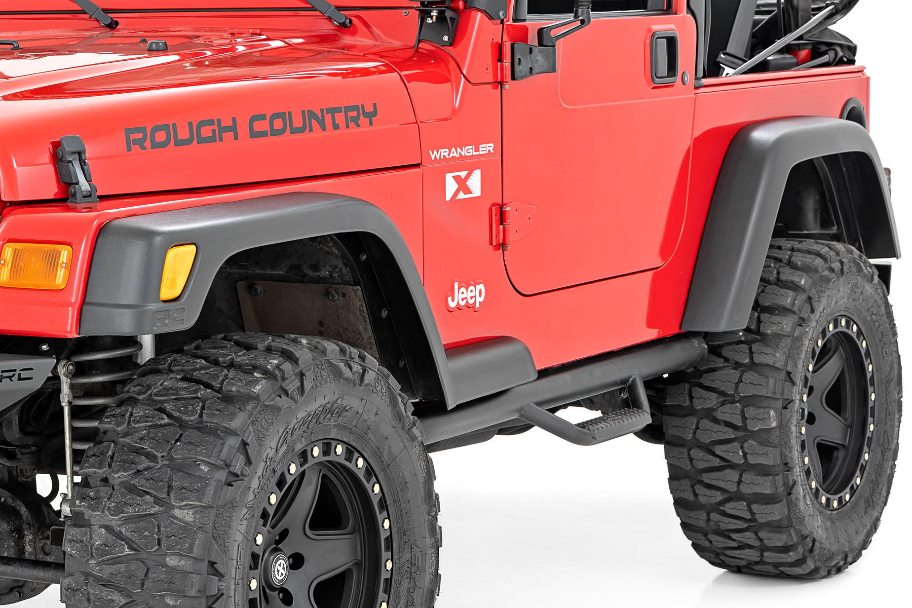 Rough Country 99033  Fender Flares for 97-06 Jeep Wrangler TJ |  Quadratec