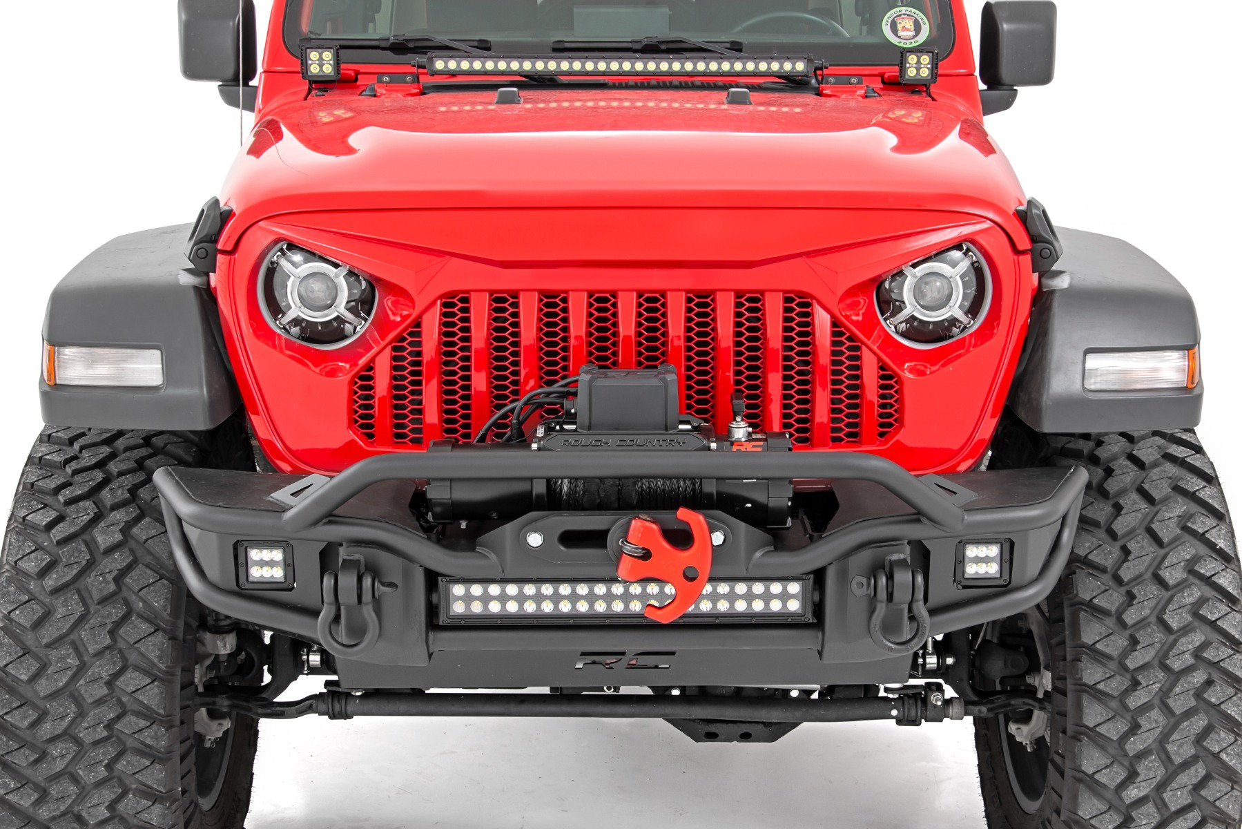 Rough Country RCH5300 9 Inch LED Halo Projector Headlights for 18-22 Jeep  Wrangler JL & 20-22 Gladiator JT | Quadratec