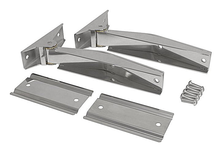 Crown Automotive RT34065 Stainless Steel Tailgate Hinge Set for 97-03 Jeep  Wrangler TJ | Quadratec