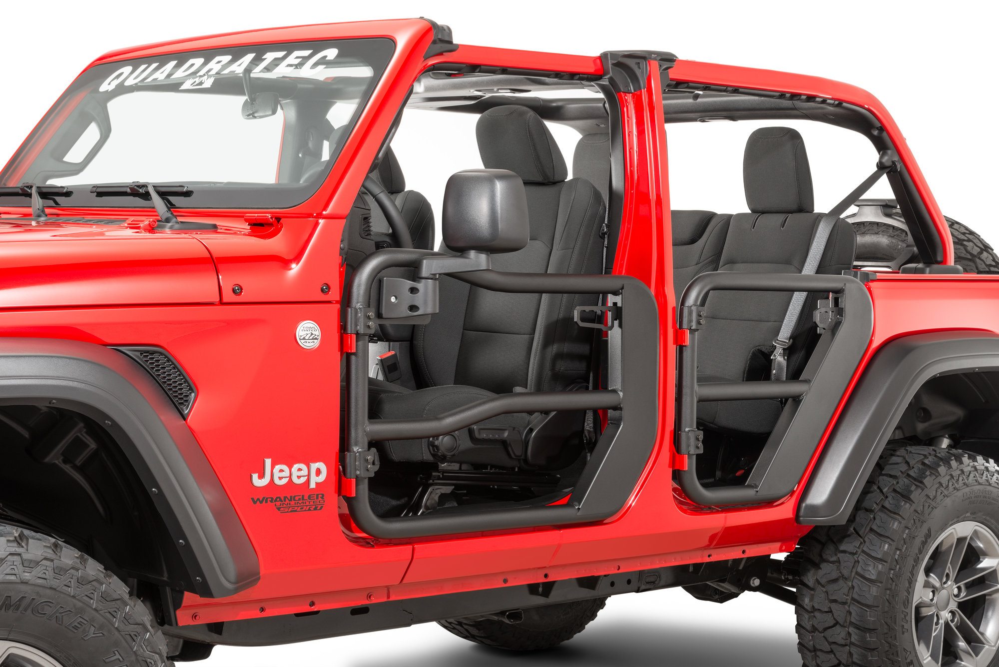 Rugged Ridge Fortis Front And Rear Tube Doors For 18 20 Jeep
