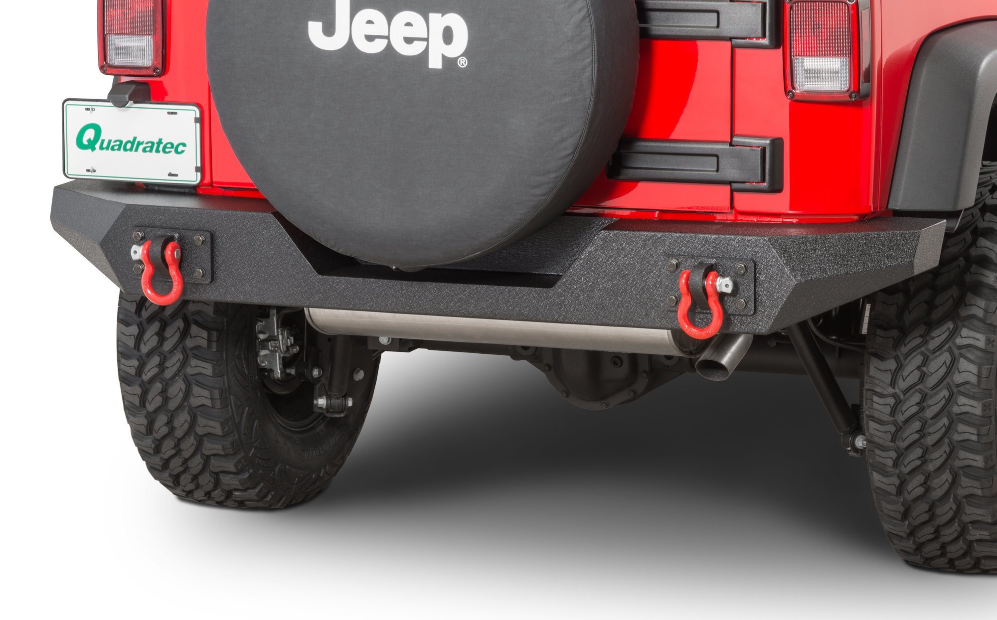 Rugged Ridge Spartan Full Width Rear Bumper for 07-18 Jeep Wrangler JK |  Quadratec