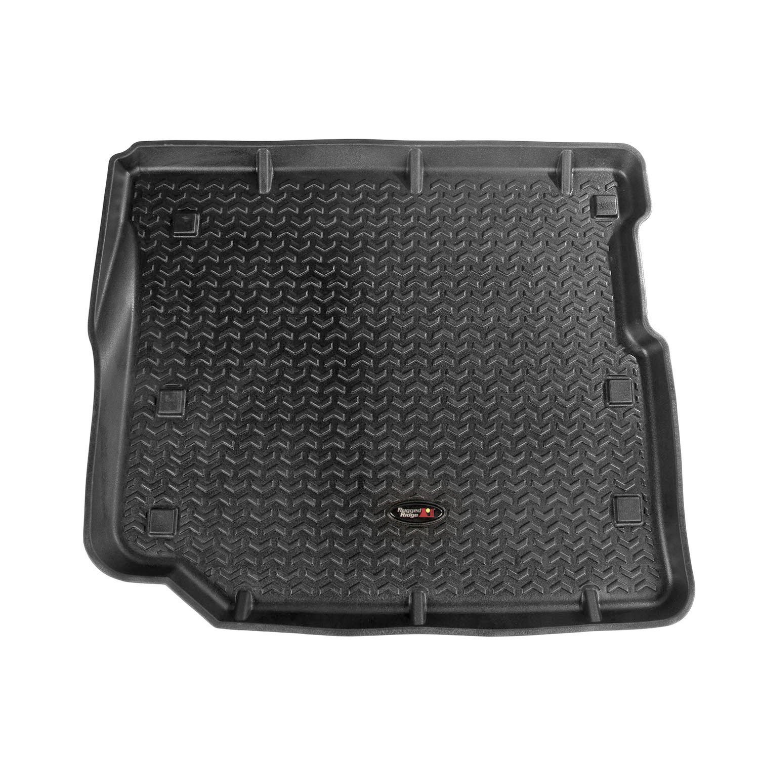 Rugged Ridge 12975.49 Rear Cargo Liner for 18-21 Jeep Wrangler JL Unlimited  with Factory Rear Subwoofer Quadratec