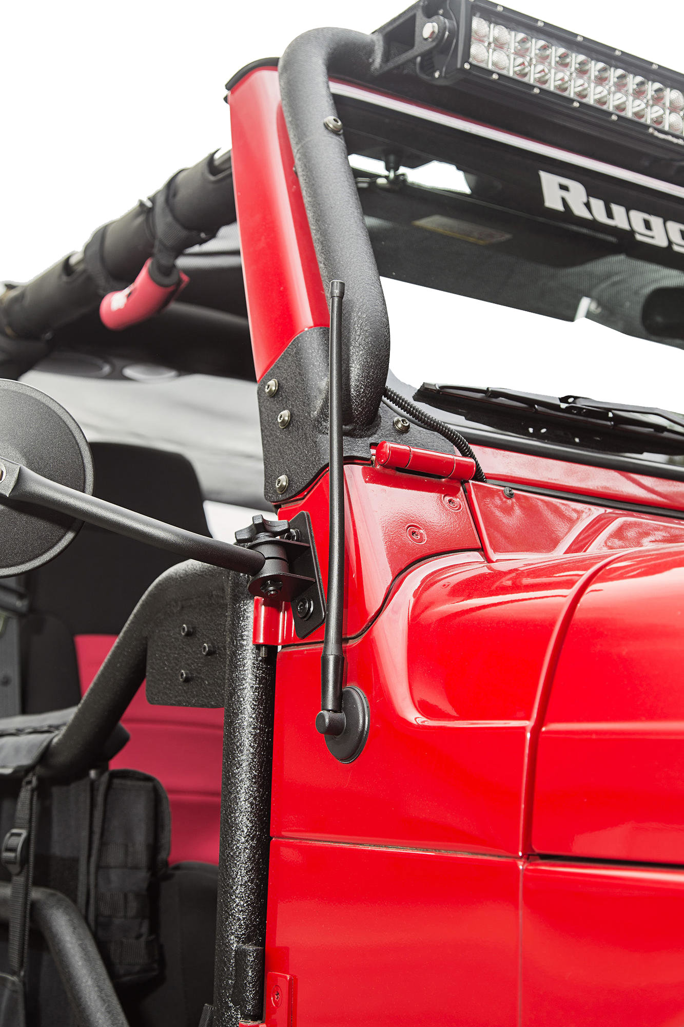 Rugged Ridge 17212.08 13" Stubby Reflex Antenna for 9706 Jeep Wrangler