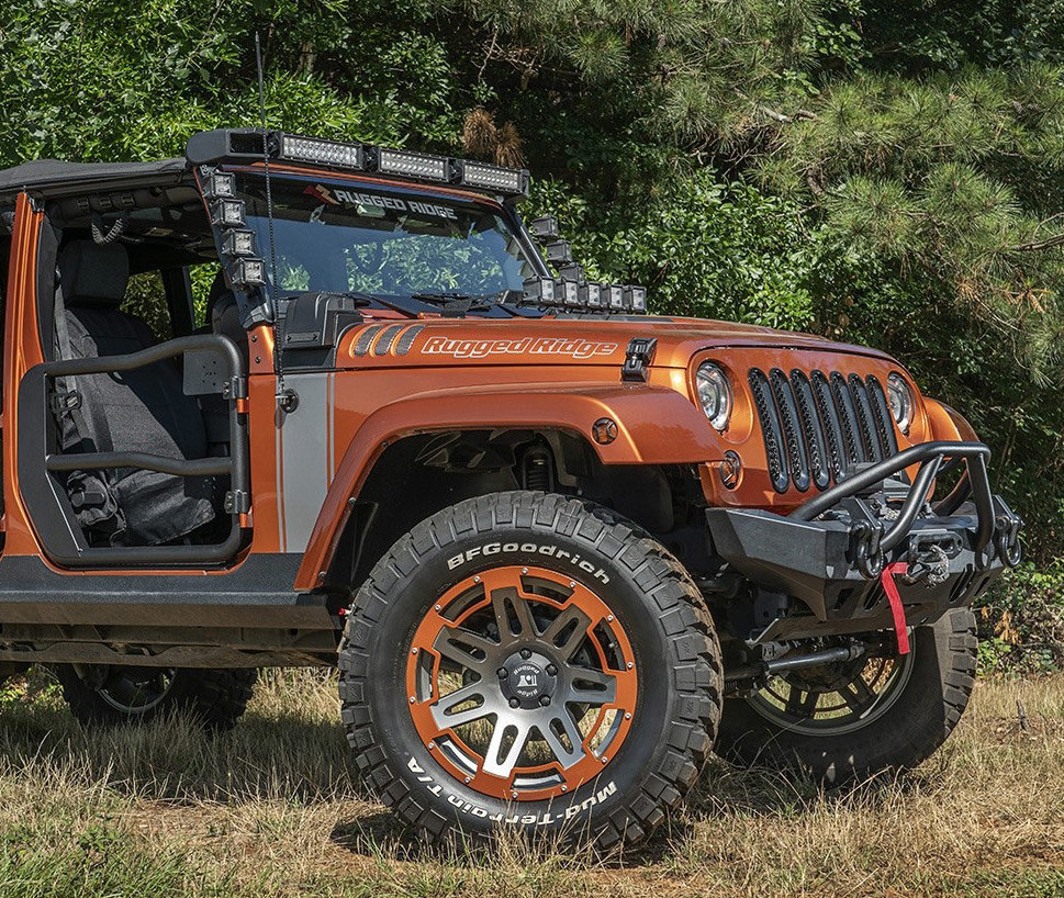 Rear Tube Doors For 07 18 Jeep Wrangler Jk Unlimited 4 Door Quadratec