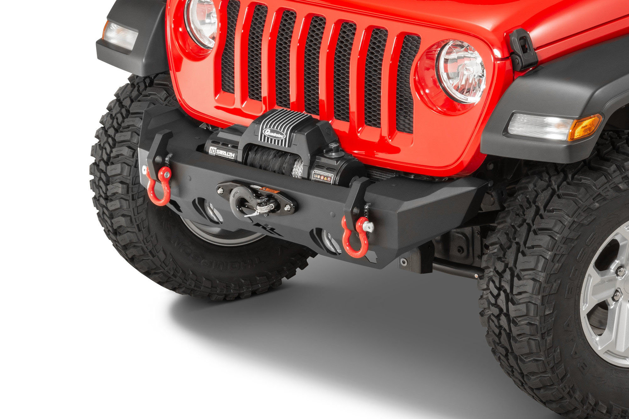 Rugged Ridge  HD Stubby Front Bumper for 07-22 Jeep Wrangler JL, JK  & Gladiator JT | Quadratec