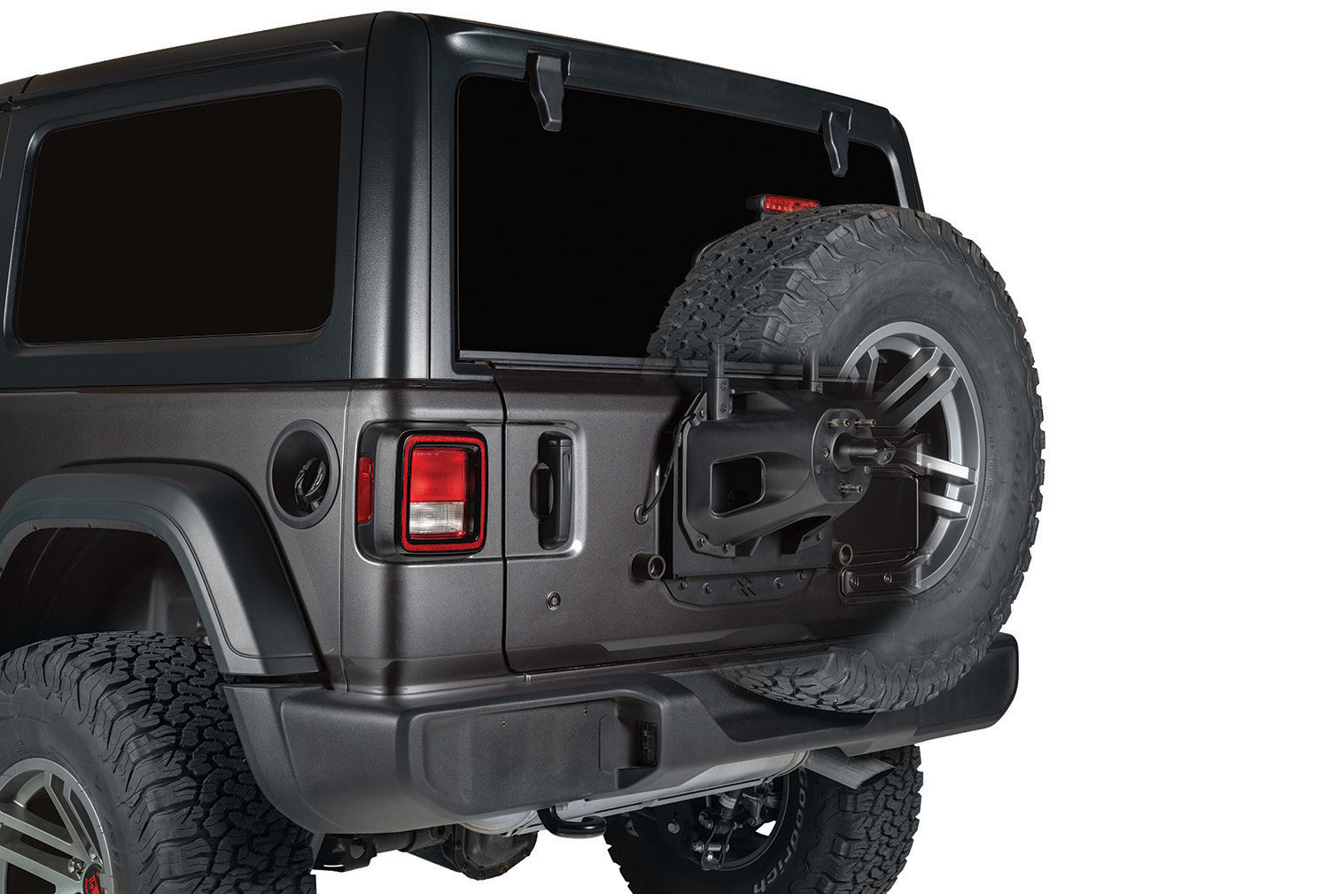Rugged Ridge  Spare Tire Relocation Bracket for 18-20 Jeep Wrangler  JL | Quadratec