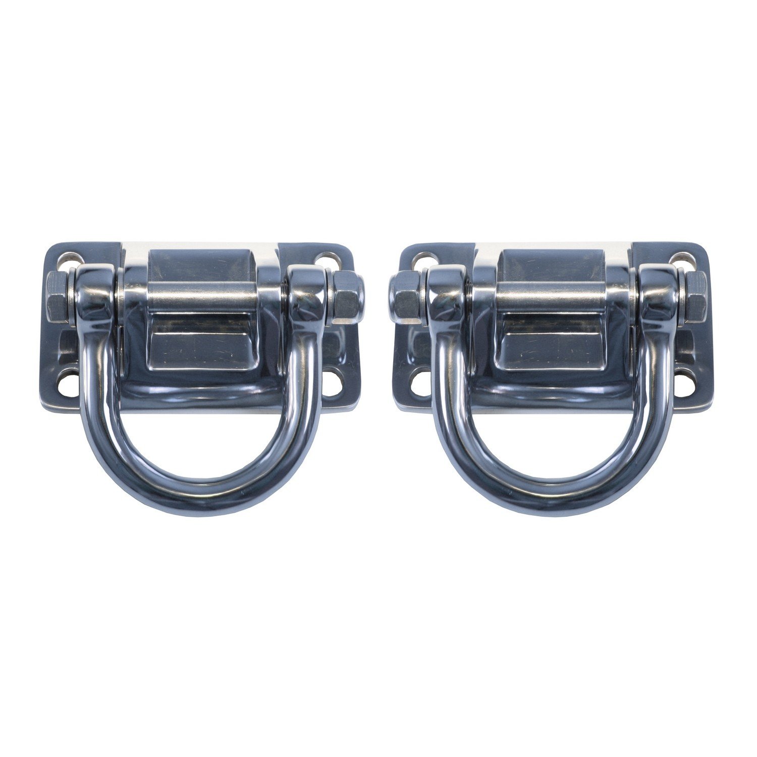 Rugged Ridge 11540.17 Modular XHD Front Bumper D Rings in Stainless Steel for 76 18 Jeep CJ 5 CJ 7 CJ 8 Scrambler Wrangler YJ TJ JK Unlimited