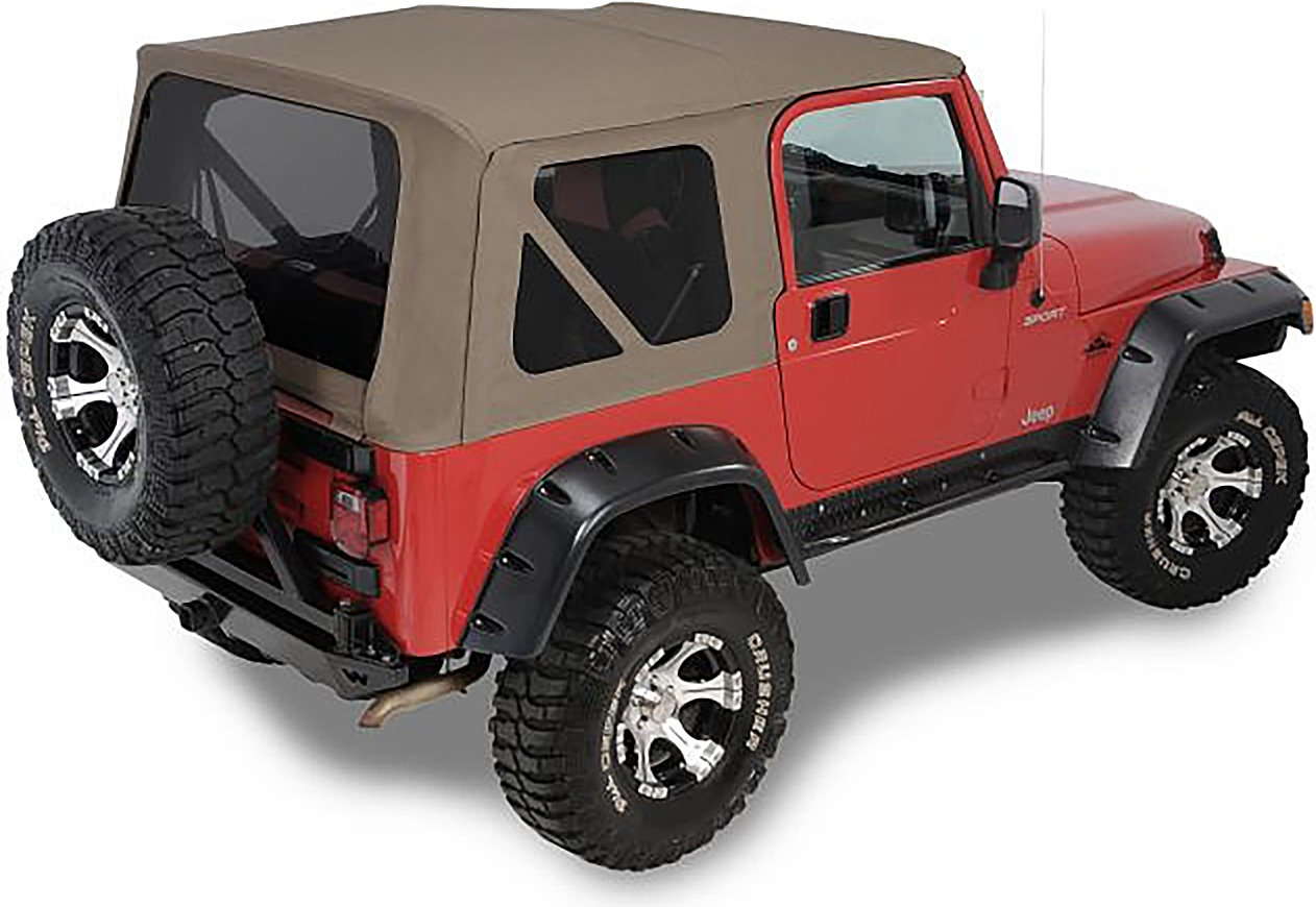 Rugged Ridge XHD Replacement Soft Top with Tinted Windows for 97-06 Jeep  Wrangler TJ | Quadratec