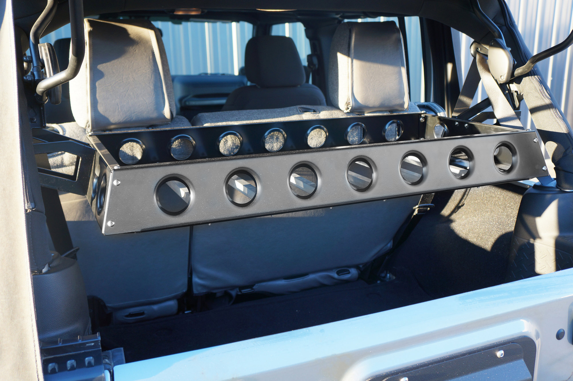 Rusty's Offroad RACR699JK Rear Cargo Basket for 0718 Jeep Wrangler JK Unlimited 4Door