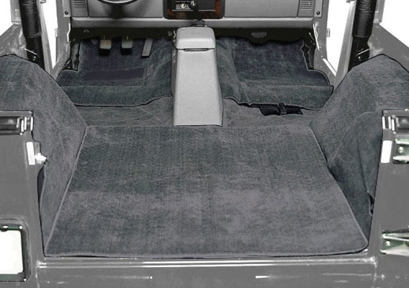 Seatz Manufacturing 79800-19 Indoor/Outdoor Carpet Set in Charcoal Gray for  04-06 Jeep Wrangler TJ Unlimited | Quadratec