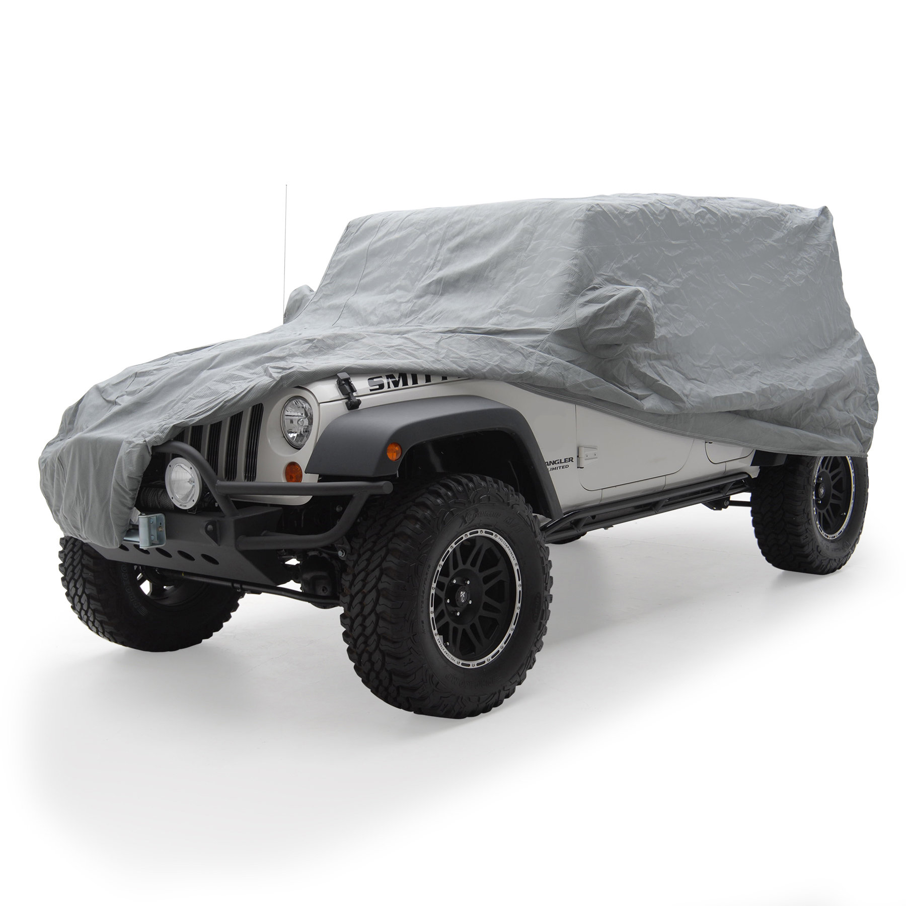 Smittybilt 835 Full Cover in Gray for 07-18 Jeep Wrangler Unlimited JK 4  Door | Quadratec