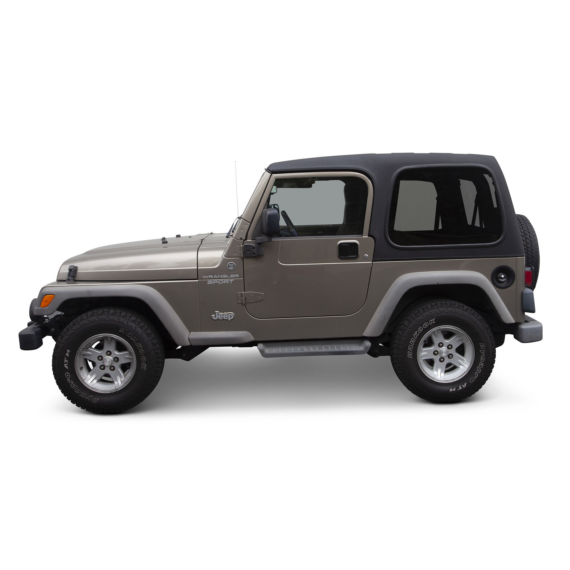 Smittybilt 619701 1-Piece Hardtop without Upper Doors for 97-06 Jeep  Wrangler TJ | Quadratec