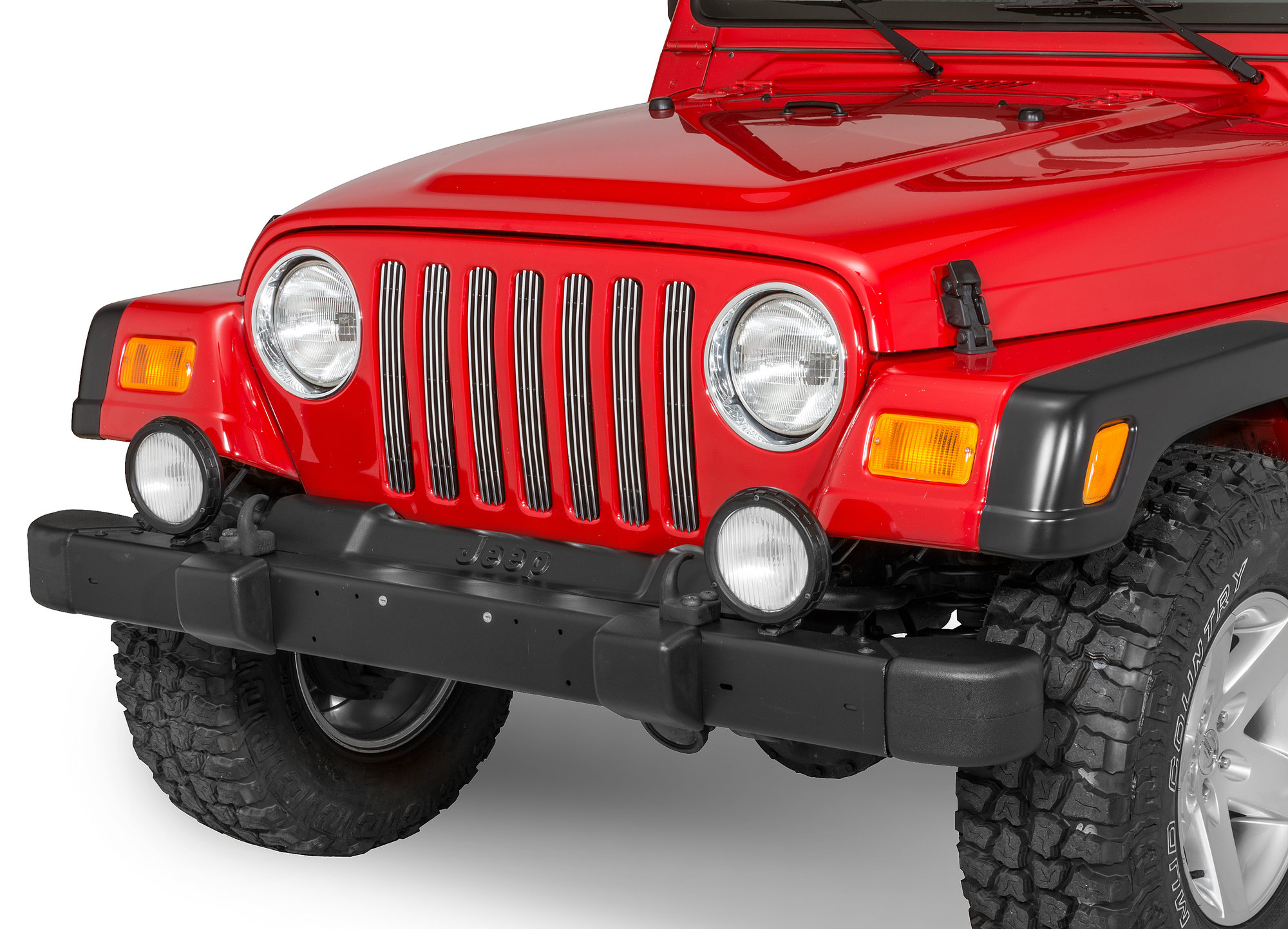 Smittybilt 75511 Billet Grille Inserts for 97-06 Jeep Wrangler TJ |  Quadratec