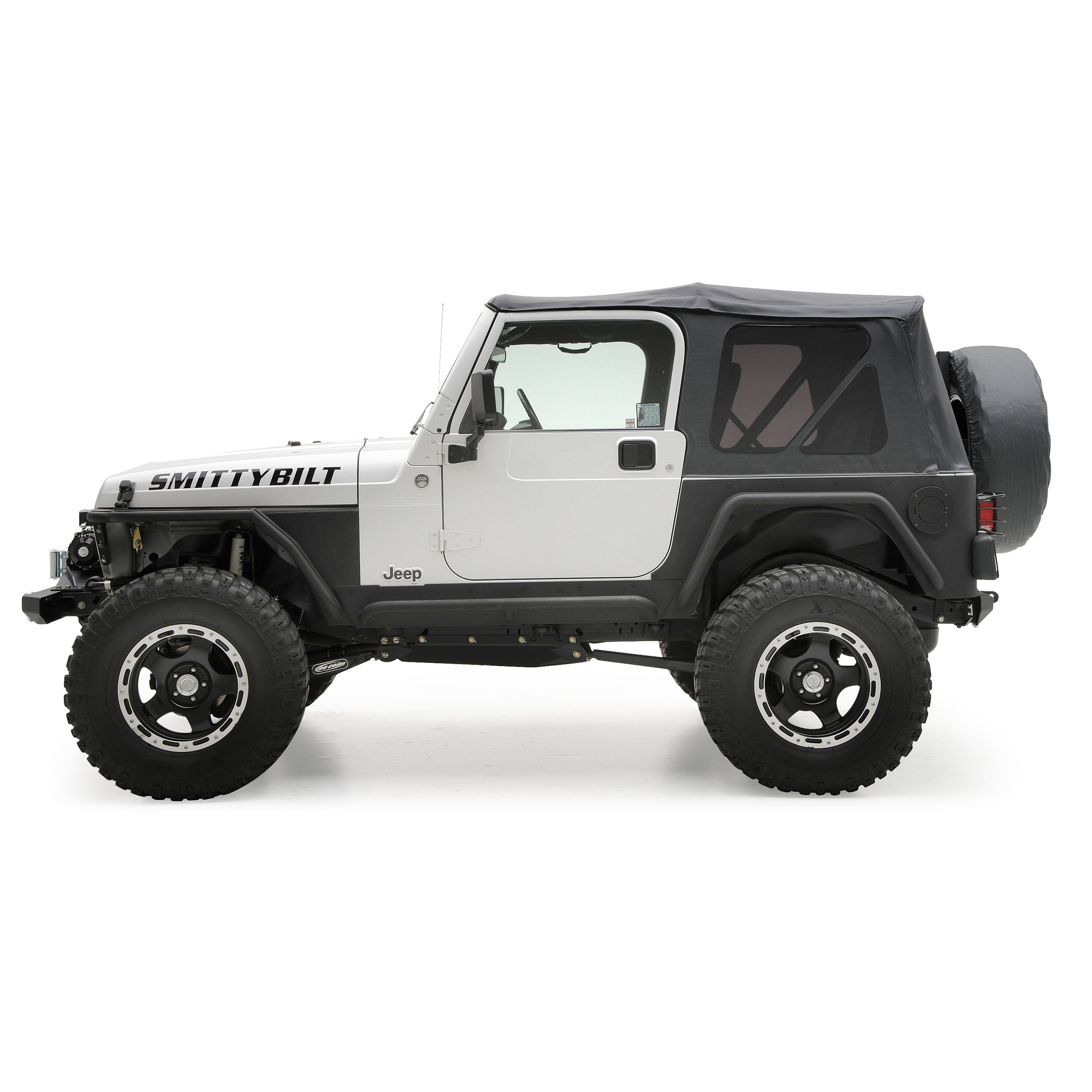 Smittybilt 9971235 Relpacement Soft Top with Tinted Windows & Without Doors  for 97-06 Jeep Wrangler TJ | Quadratec