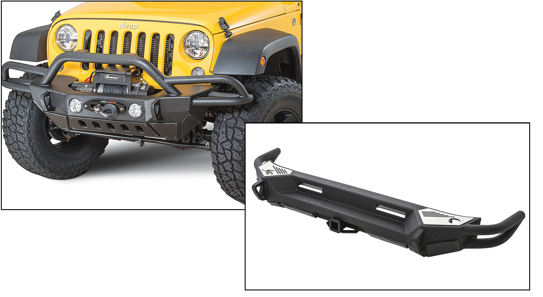 Smittybilt SRC Gen2 Front & Rear Bumper Kit for 07-18 Jeep Wrangler JK |  Quadratec