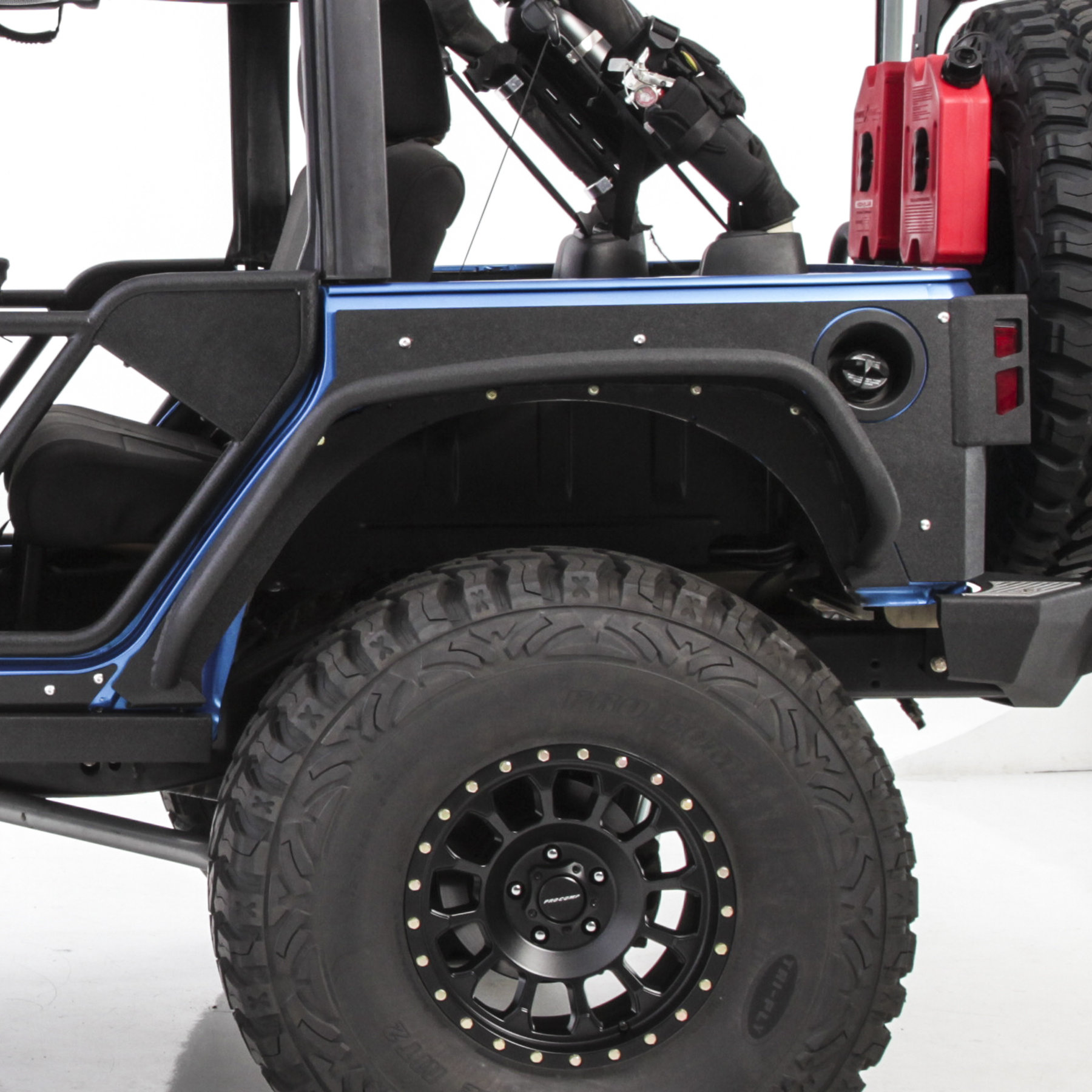 Smittybilt 76982 XRC Gen2 Rear Body Armor Skins for 07-18 Jeep Wrangler  Unlimited JK 4 Door | Quadratec