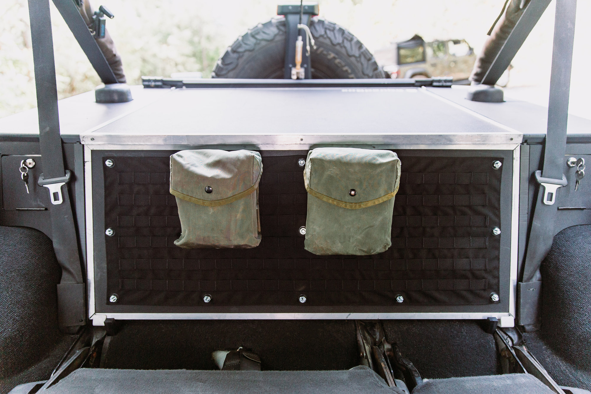 Squadbox MJK1000 MOLLE Panels for Squadbox Cargo Storage System for 07