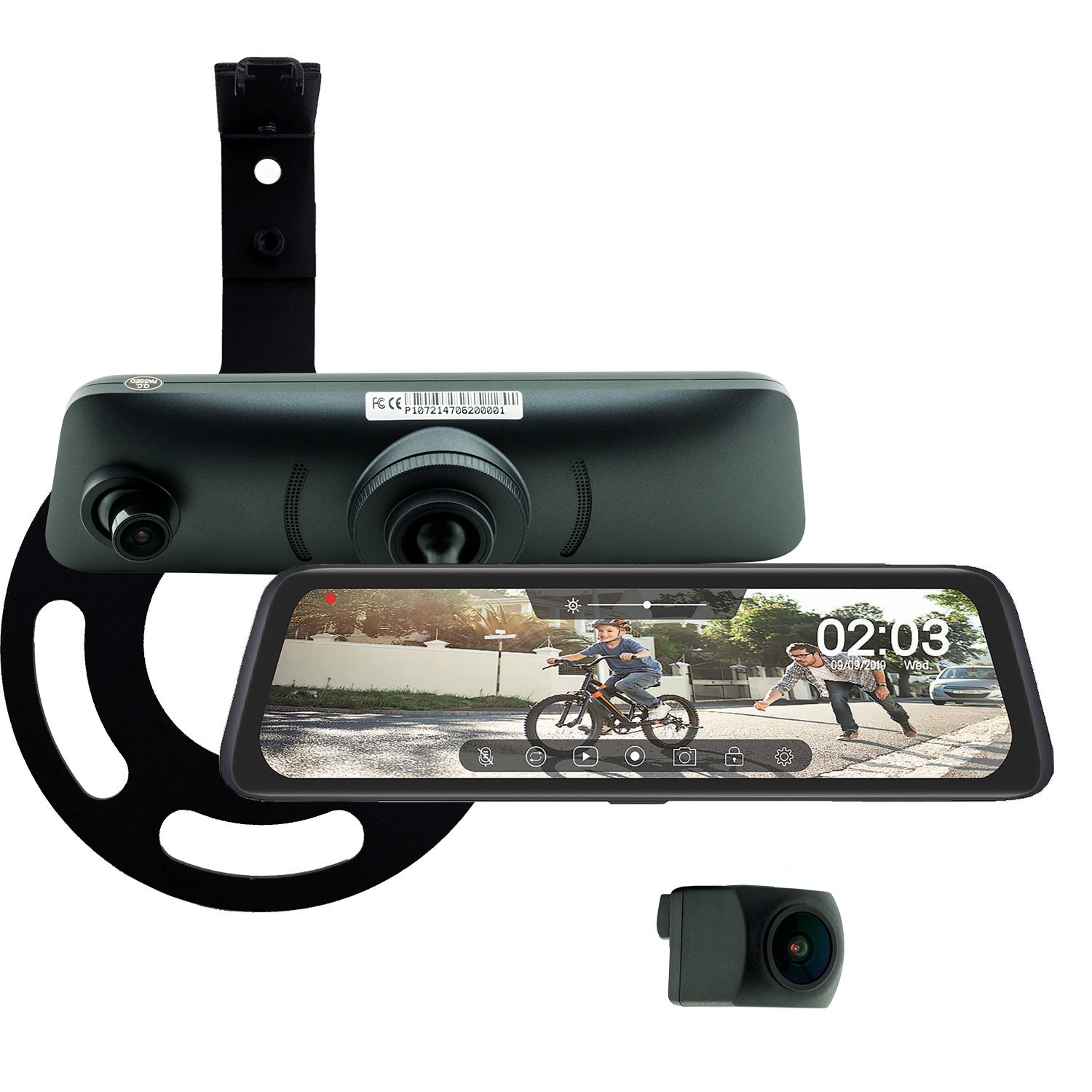 Stinger Off-Road MRCHDDVRJW Digital Rearview Mirror Kit for 07-22 Jeep  Wrangler JL, JK & Gladiator JT | Quadratec