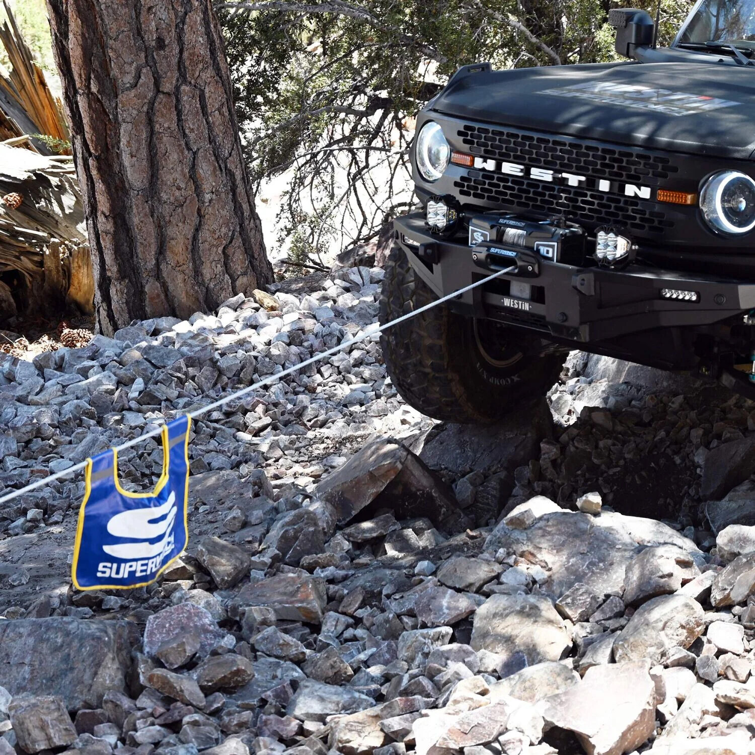 Superwinch 1155401 Scorpion 10000lb 12V DC Winch with Synthetic