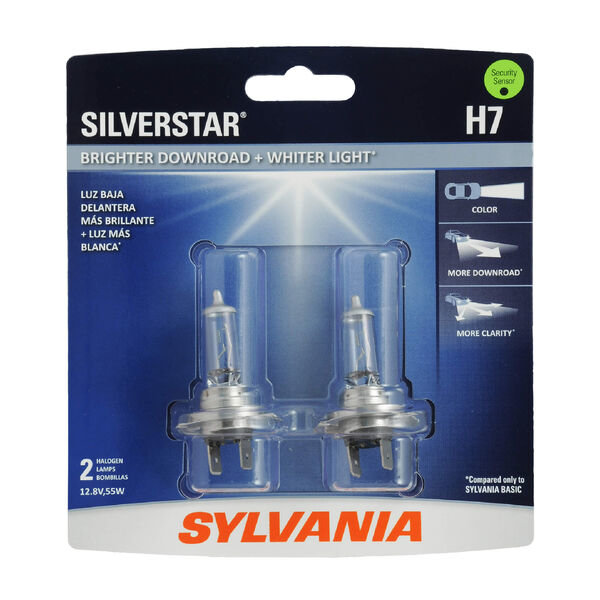 Sylvania  #H7 SilverStar Halogen Headlight Bulb 2 Pack | Quadratec