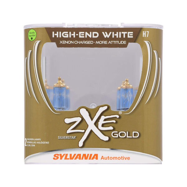 Sylvania H7SZG.PB2 #H7 SilverStar zXe Gold Halogen Headlight Bulb 2 Pack