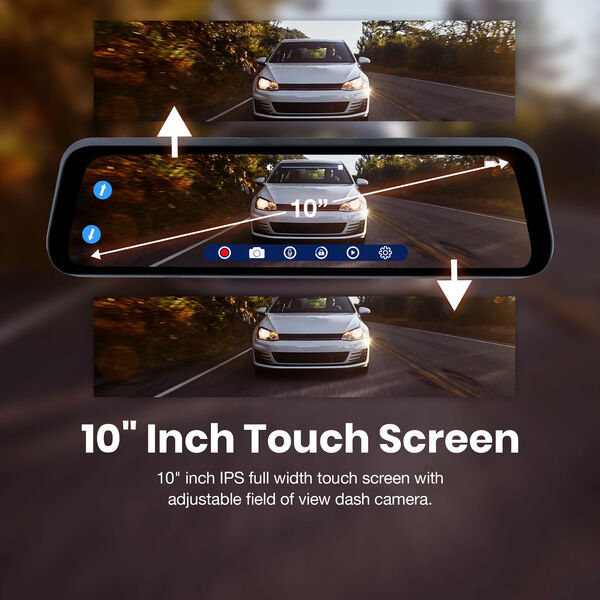 Sylvania RDSGHT_MIR.BX Roadsight Mirror Dash Camera Quadratec